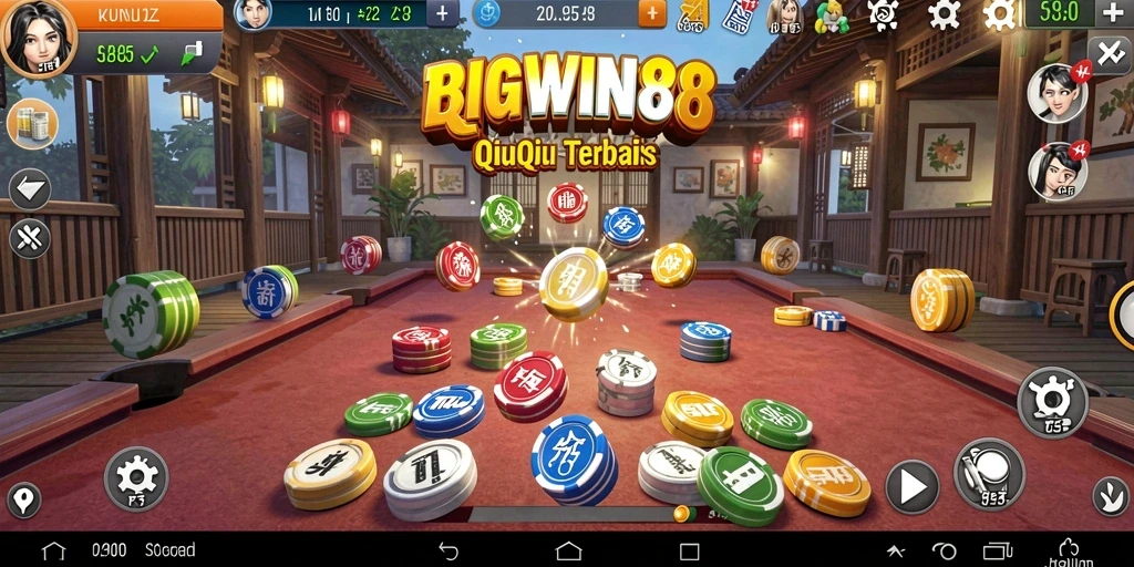 Gameplay seru QiuQiu dalam BIGWIN88.