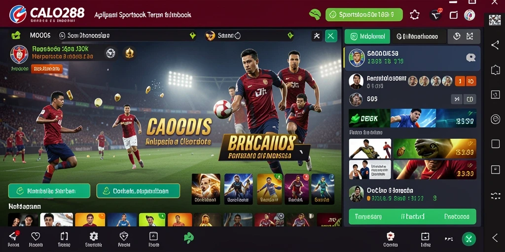 Tampilan menarik dari gameplay Sportsbook di CALO288.