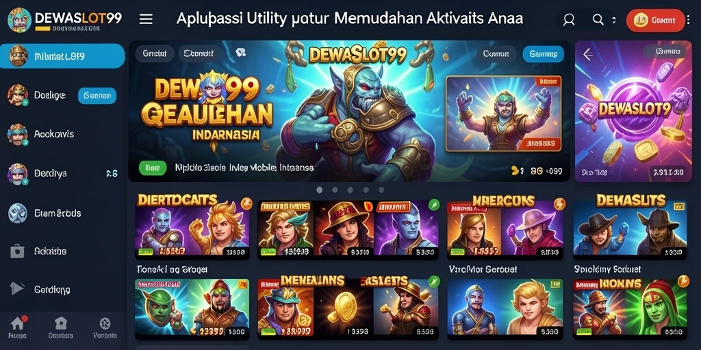 Tampilan antarmuka DEWASLOT99 yang sederhana dan mudah digunakan.