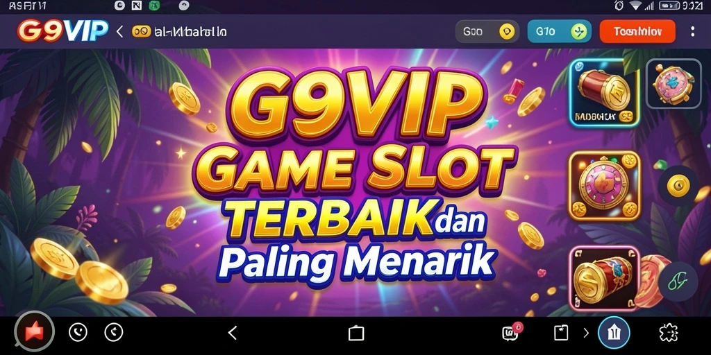 Screenshot gameplay G9VIP menampilkan aksi slot yang mendebarkan.