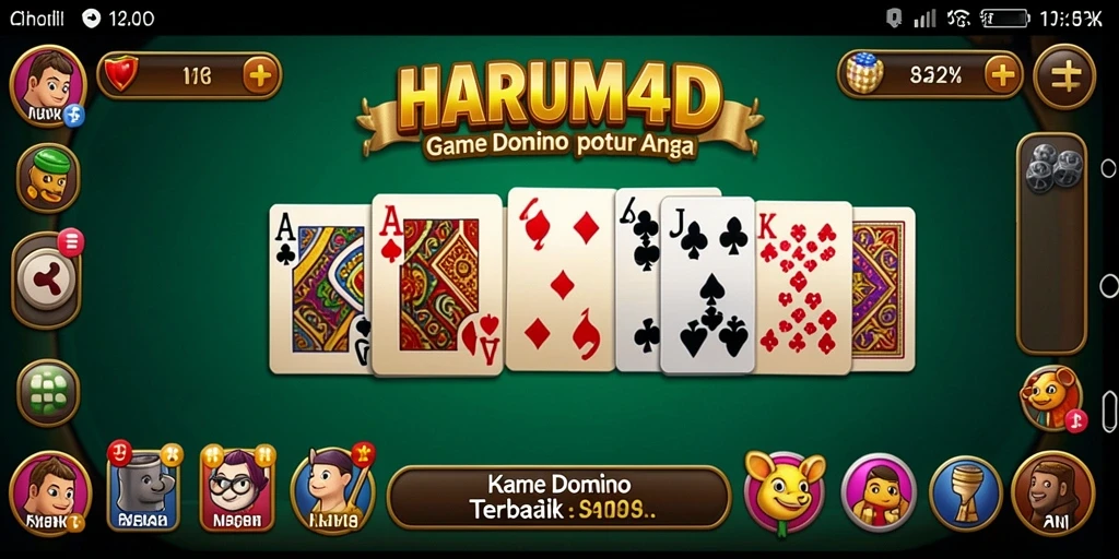 Tampilan gameplay Domino yang menarik di HARUM4D.
