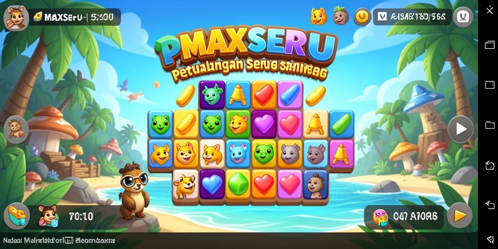 Gameplay seru MAXSERU dalam kategori Match-3 yang penuh tantangan.