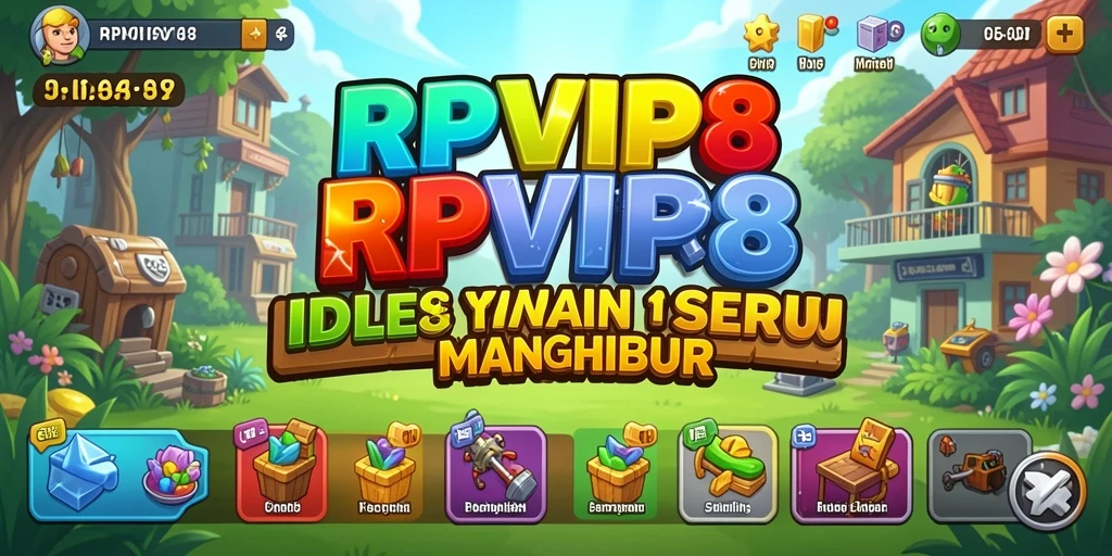 Tampilan gameplay RPVIP8 yang menarik dengan karakter beragam.