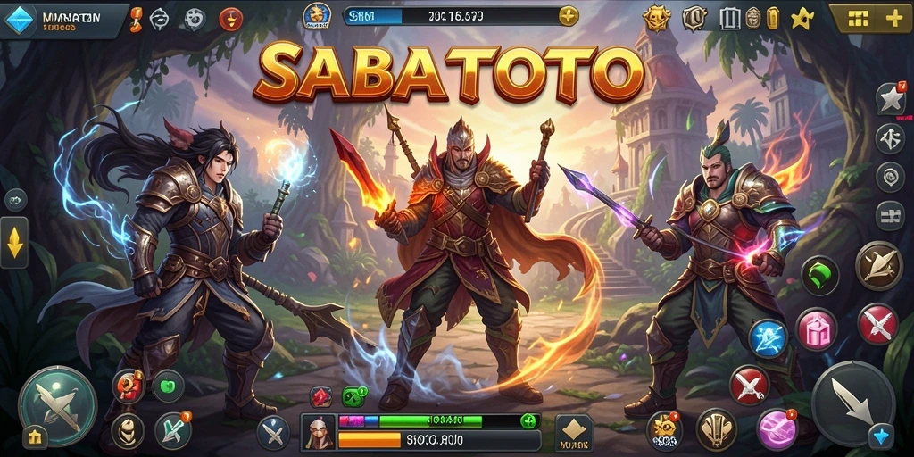 Tampilan gameplay SABATOTO dengan aksi seru dan dunia yang menawan.