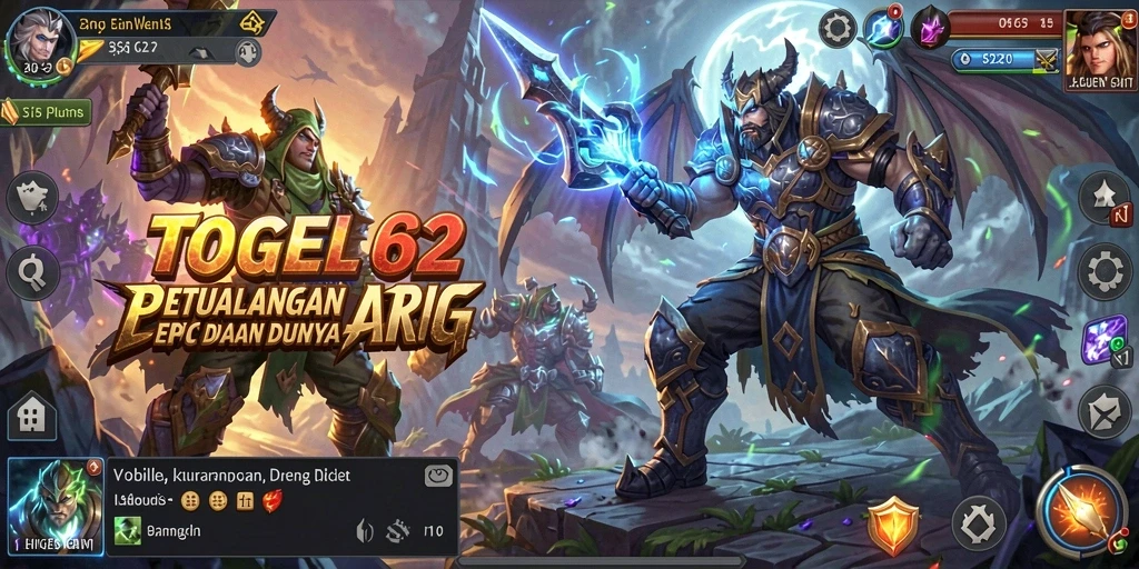 Screenshot gameplay TOGEL62 yang menampilkan aksi pertarungan ARPG yang mengesankan.