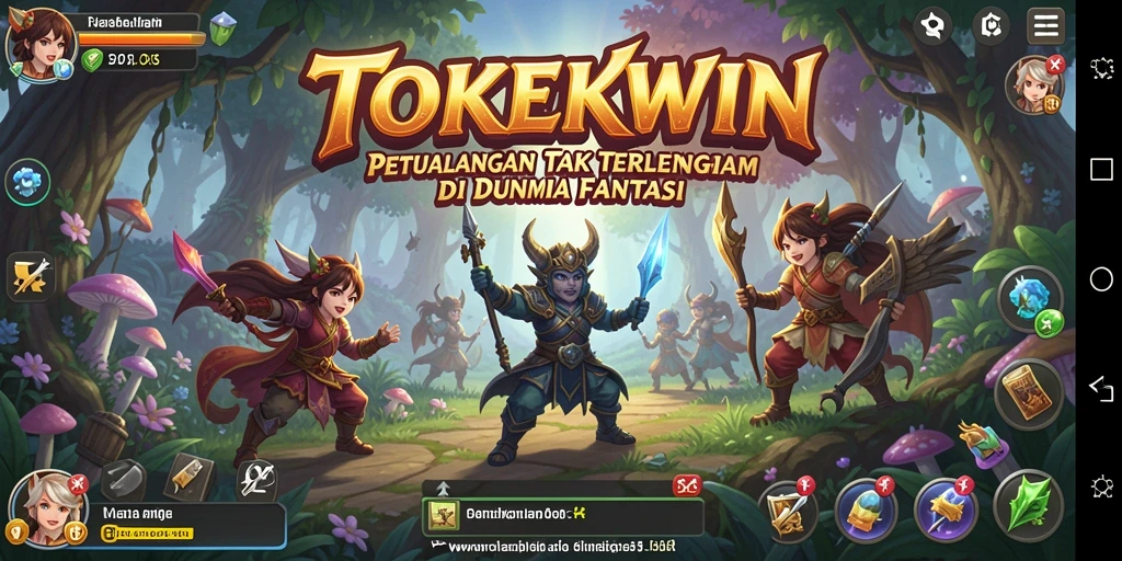 Tangkapan layar gameplay TOKEKWIN yang menarik dan penuh aksi.