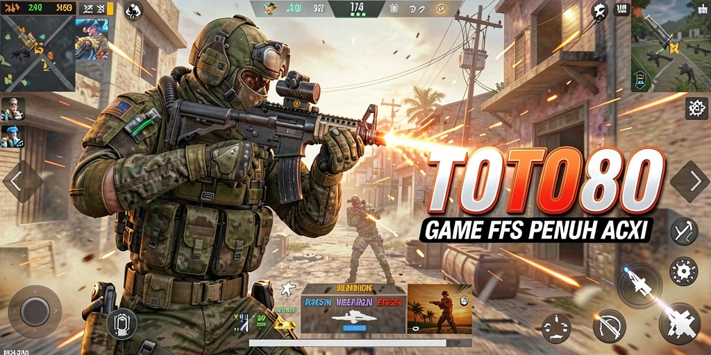 Tampilan seru dari gameplay intens TOTO80 dalam kategori FPS.